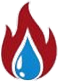 Feuer und Wasser Symbol